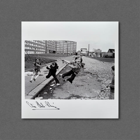 Outside Divis Flats. West Belfast, Northern Ireland, 1978